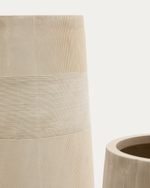 Набор из 2 кашпо Tival из песчаника бежевого цвета Ø 45 см