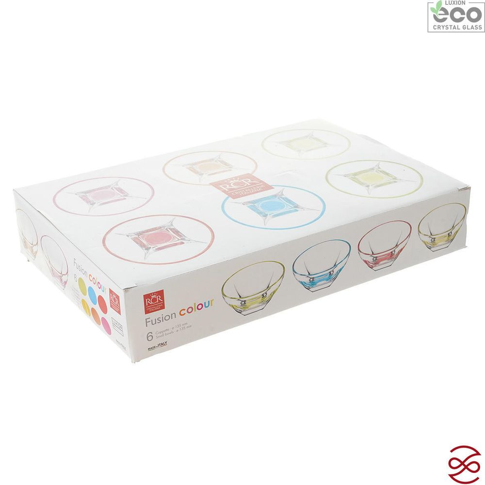 Набор пиал RCR Fusion Style COLOUR 13,5см