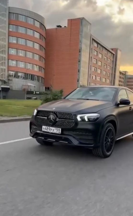 Mercedes-Benz GLE в цветной полиуретан Carbins PPF Obsidian Black MSG-A01OBS 😉