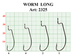 Офсетный крючок WORM LONG 2325 от Fish Crystal