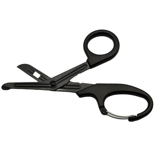 Ножницы EDC Gear с карабином (чёрный)