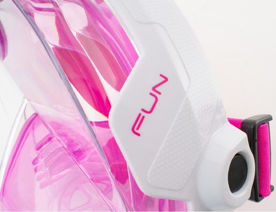 Маска полнолицевая Seac Fun белый/розовый