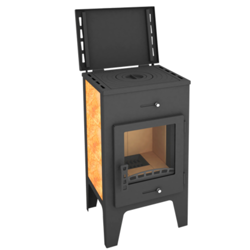 Печь-камин Мета Пехорка 6 с плитой
