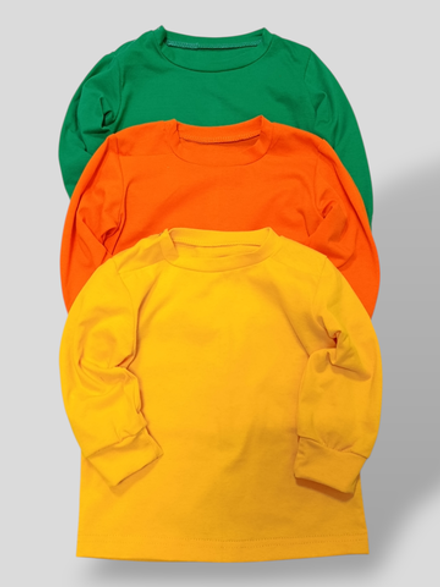 ФКР Футболка ясельная с длинным рукавом кулирка в ассортименте (86)