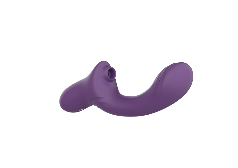 Вагинально-клиторальный вибратор Secwell SW3044-purple