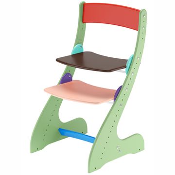 Растущий стул "ПАВЛИН", разноцветный