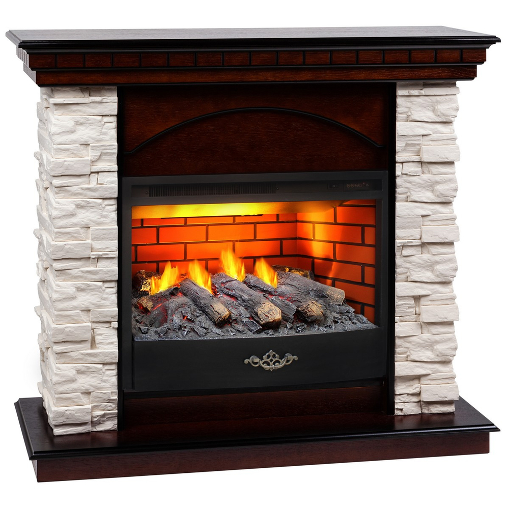 Электрокамин RealFlame Elford AO античный дуб с очагом 3D Firestar 25,5