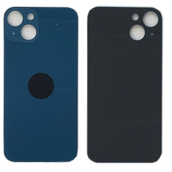 Задняя крышка для Apple iPhone 13 Синий (стекло, широкий вырез под камеру)