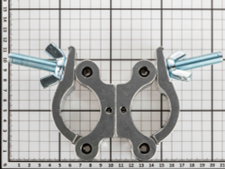 Хомут двойной, поворотный (38-51мм, 500кг)