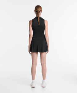 Oysho Топ без рукавов на молнии, черный