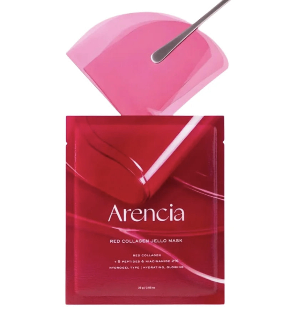 Гидрогелевая маска с коллагеном и пептидами Arencia Red Collagen Jello Mask