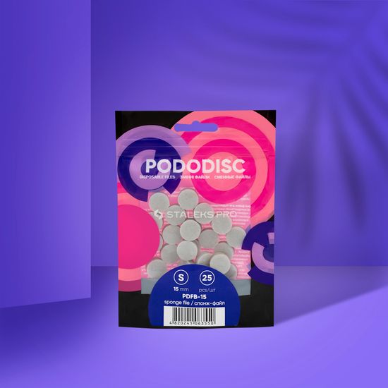 Спонж-файл для педикюрного диска PODODISC STALEKS PRO S (25 шт)