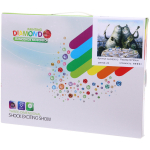 Алмазная мозаика на подрамнике с полным заполнением «МИР ЯРКИХ КРАСОК», довольные котики, 30*40см