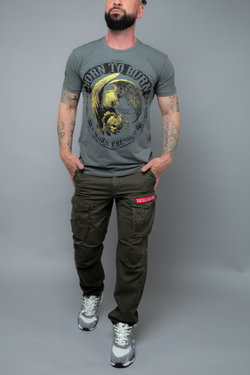 Футболка оливковая Yakuza Premium 3804