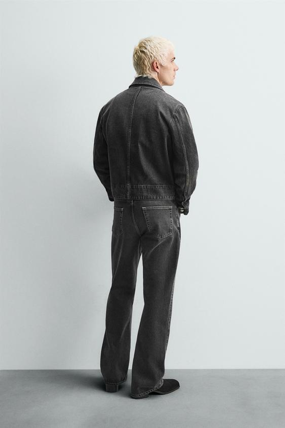 ZARA ДЖИНСЫ БУТКЭТ - LIMITED EDITION, ЧЕРНЫЙ