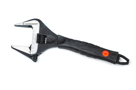 CS-11.07.10 Ключ разводной с тонкими губками 255 мм. захват 50 мм.