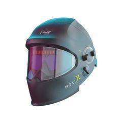 Щиток защитный лицевой сварщика Optrel helix quattro, с поднимающимся внутренним АСФ и каской, черный, IsoFit, арт. 1050.100