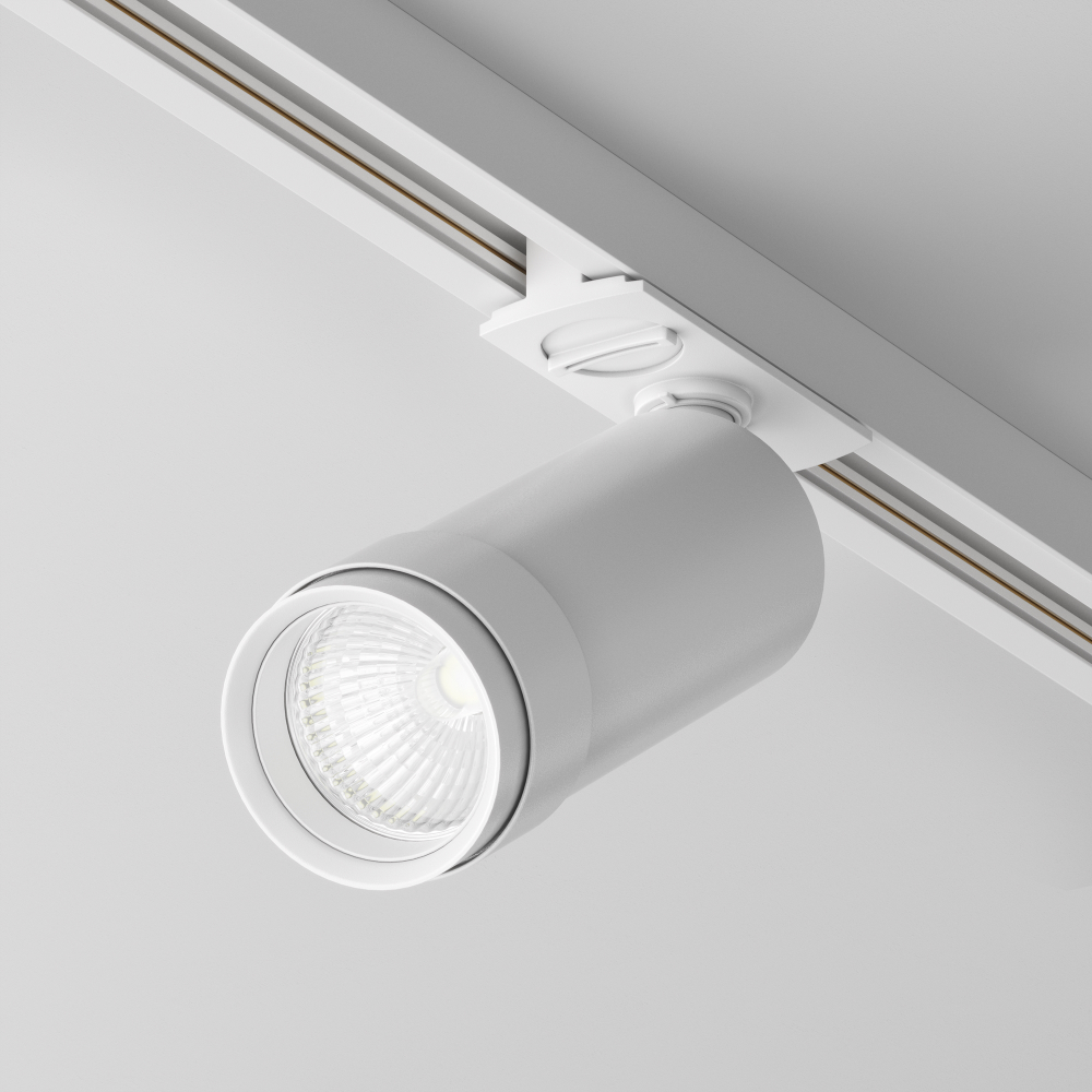 Трековый однофазный светодиодный светильник Maytoni Unity Focus LED TR021-1-12B4K-Z-W