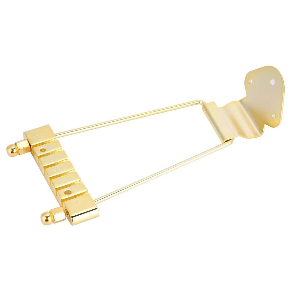 Трапециевидный струнодержатель золотой