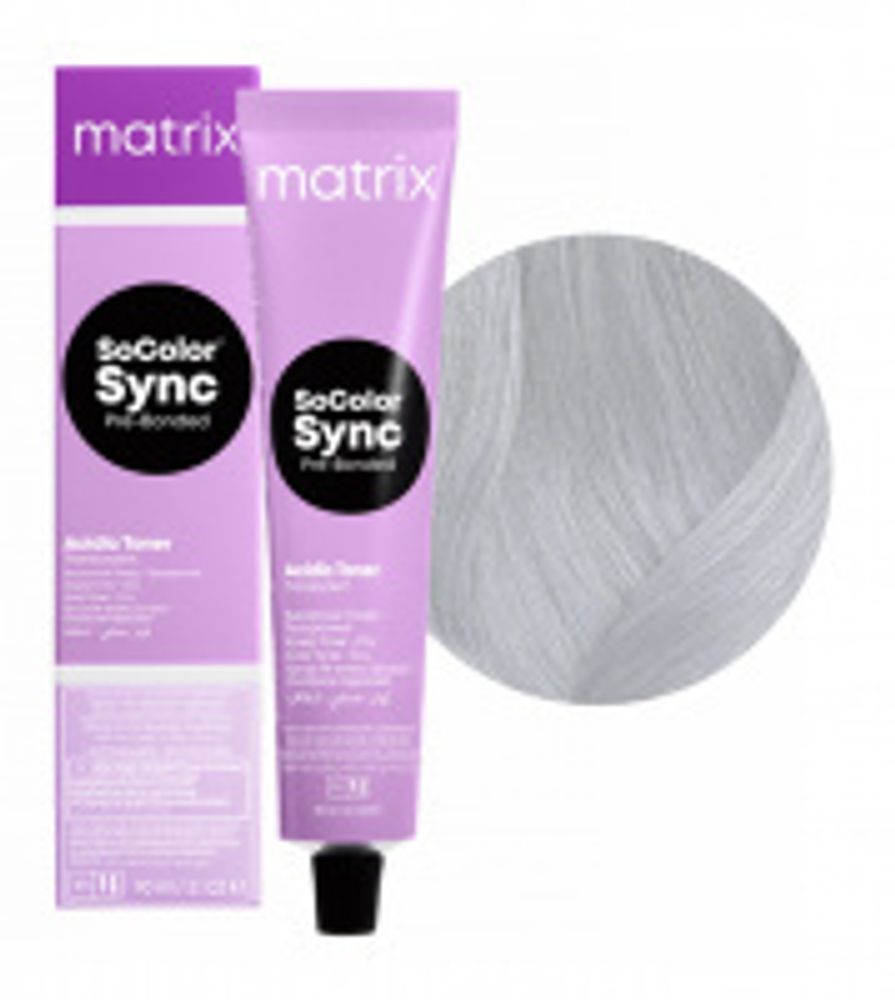 MATRIX Кислотный тонер Прозрачный Перламутровый SoColor Sync Pre-Bonded 8V, 90 мл