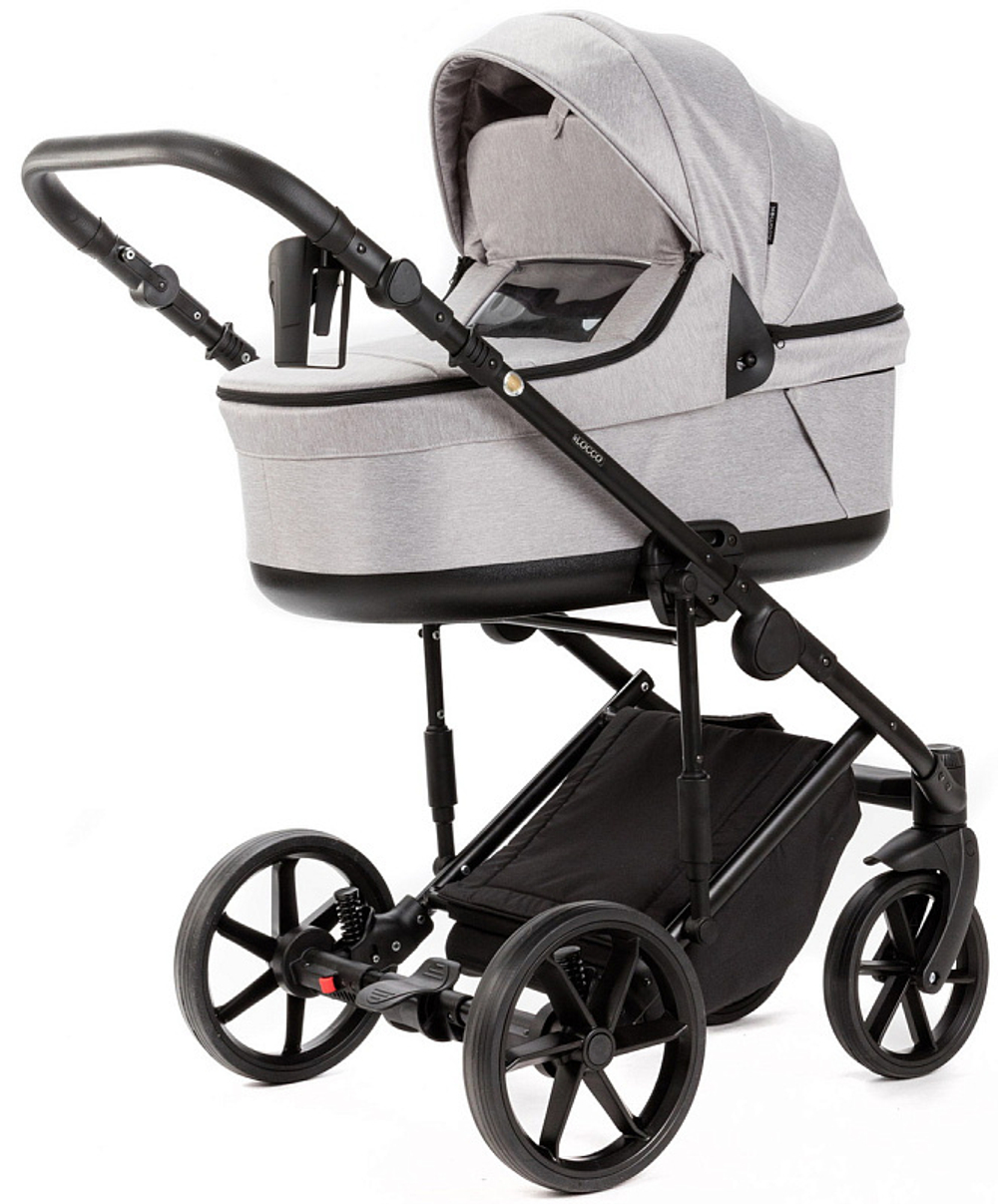 Детская коляска Adamex Locco Light 2 в 1 LL-TK01 TIP (СВЕТЛО-СЕРЫЙ)