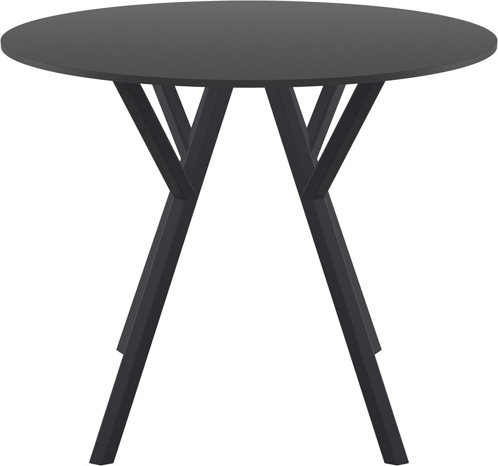 Стол пластиковый Siesta Contract Max Table Ø90, черный