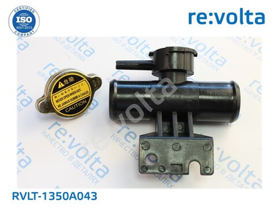 Горловина радиатора с крышкой / Тройник системы охлаждения Mitsubishi Lancer X / RVLT-1350A043