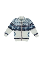 Кофта - бомбер вязаная