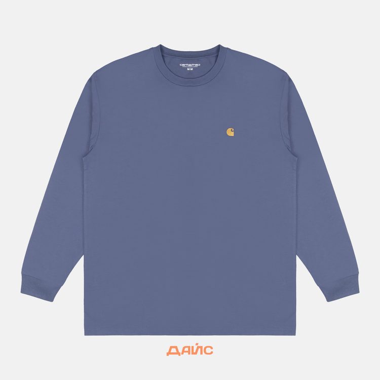 Лонгслив мужской Carhartt WIP Chase артикул:I026392_positano - купить в магазине Дайс
