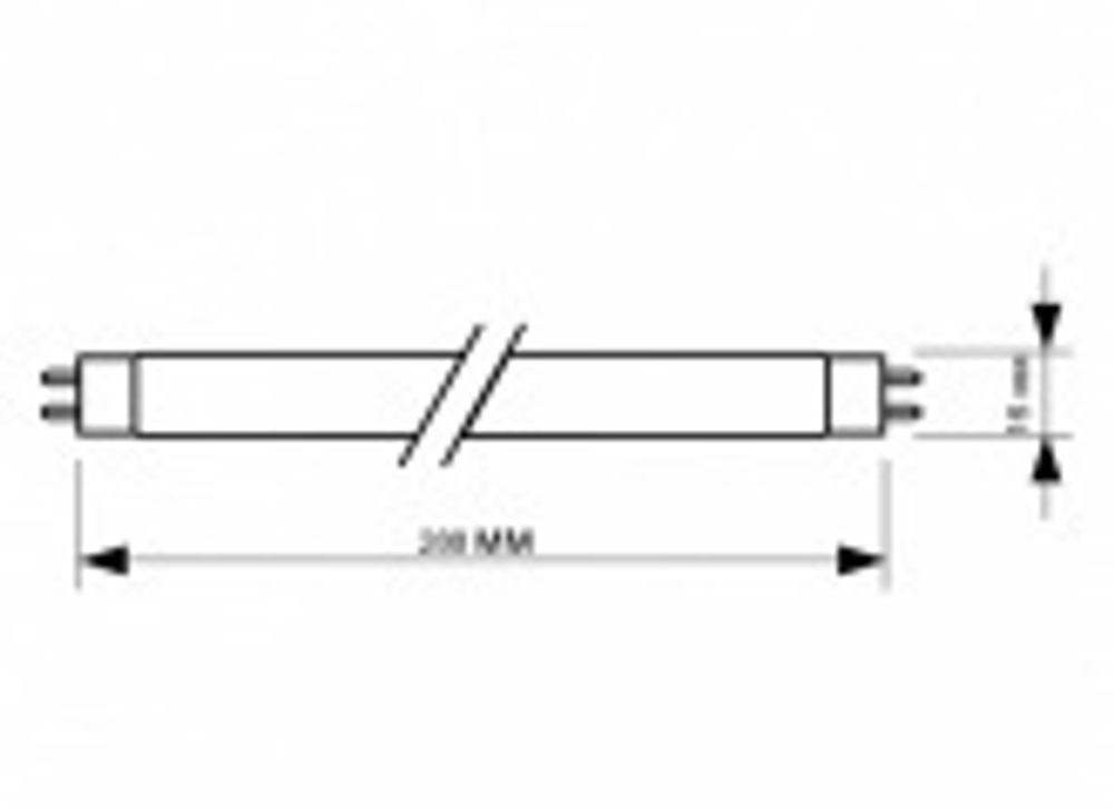 Лампа бактерицидная Osram HNS G8 T5 8W G5 L288mm специальная безозоновая 4008321378385