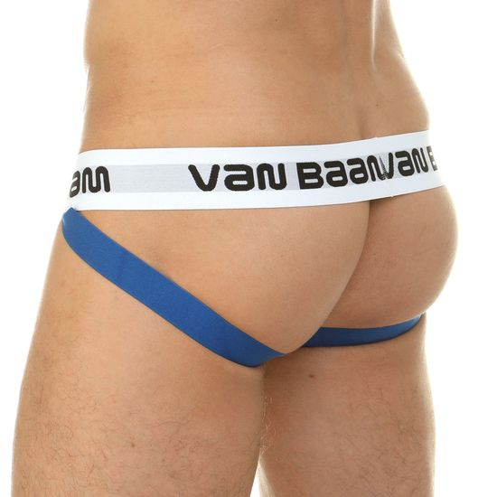 Мужские трусы джоки в разноцветную полоску Van Baam 39822