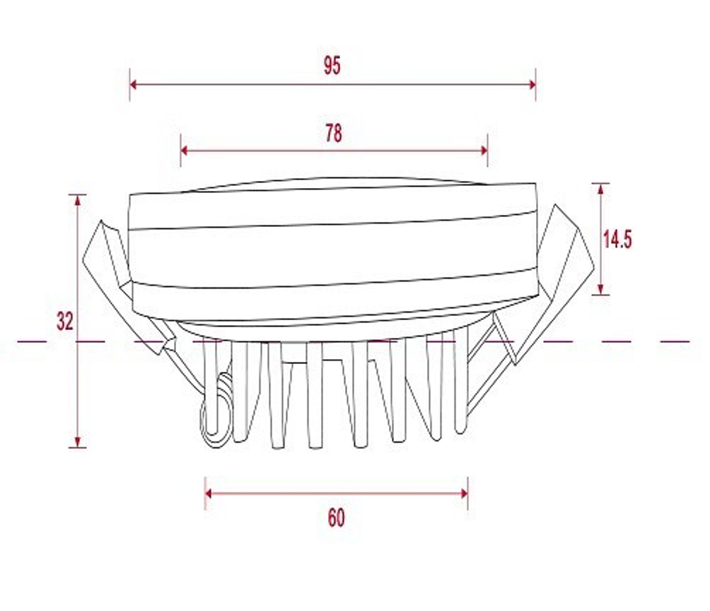 Встраиваемый светильник Maytoni Technical DL303-L12B