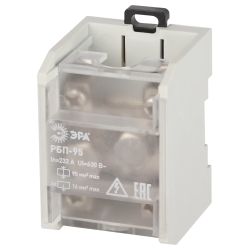 Распределительный блок проходной РБП ЭРА NO-224-77 РБП 95 1х95-4х16 мм2 232/100А | Распределительные блоки проходные РБП