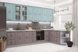 Модульный кухонный гарнитур «Опера» 2700/1800 (Киви/Вуд патина)