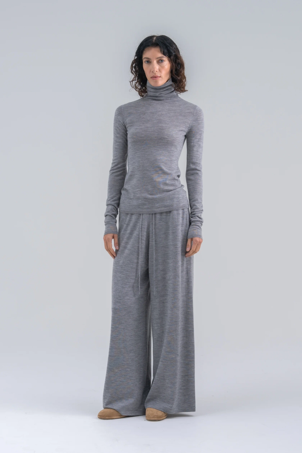 Брюки из шерсти мериноса