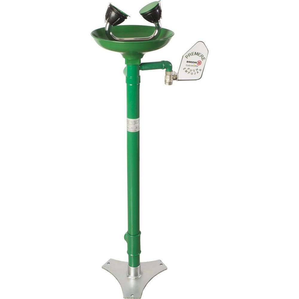 Аварийный фонтан напольный нерж. сталь BOCCHISF SC320 зеленый