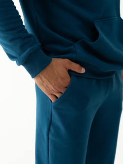 Костюм мужской спортивный (без начеса). Петроль