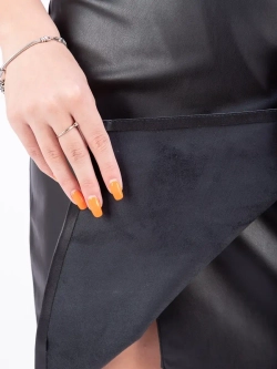 Юбка женская кожаная, юбка из эко кожи