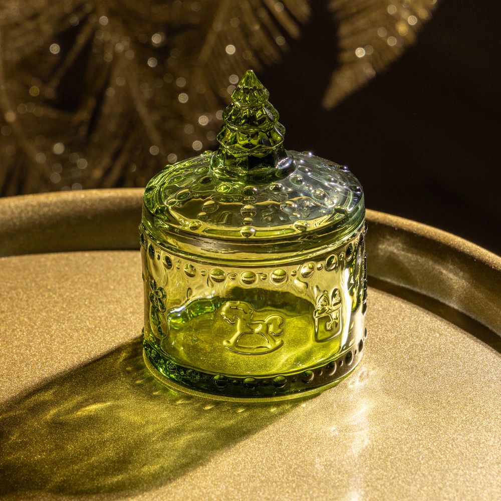 ЕМКОСТЬ ДЛЯ ХРАНЕНИЯ "ЩЕЛКУНЧИК" GREEN, 9*9*12,5 СМ