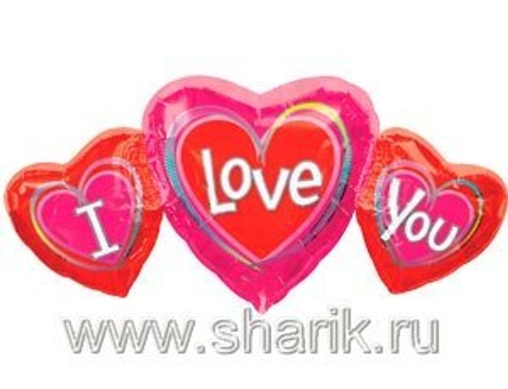 А ФИГУРА/P30 ILY Три сердца