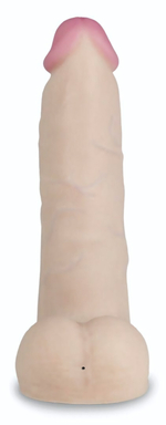 Телесный перезаряжаемый вибратор-реалистик из неоскин - 22 см. (Цвет: телесный)