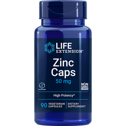 Zinc 50 мг 90 капсул Life Extension