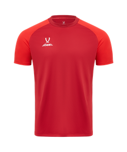 Футболка тренировочная JOGEL PREMIER PerFormDRY Training Tee, темно-красный/красный
