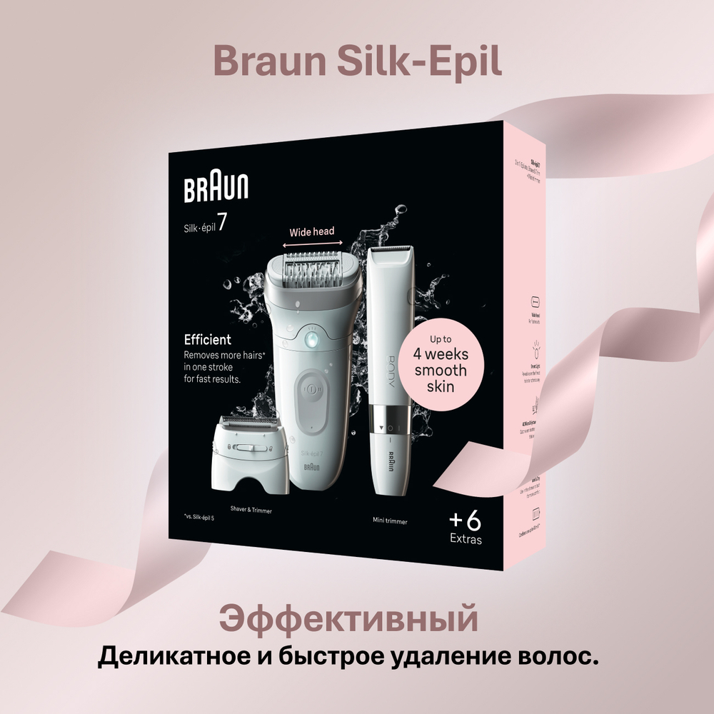 Эпилятор Braun Silk-epil 7 7-441 Wet & Dry