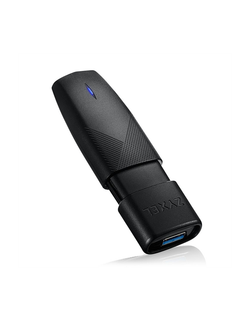 Двухдиапазонный Wi-Fi USB-адаптер Zyxel NWD7605, AX1800, 802.11a/b/g/n/ac/ax (600+1200 Мбит/с), USB3.0