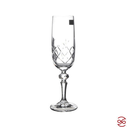 Набор бокалов для шампанского Crystalite Bohemia MIREL декор 180 мл(6 шт)