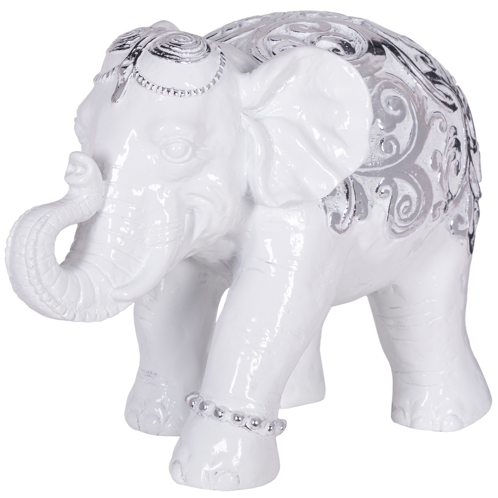 Статуэтка Слон Дели Белый