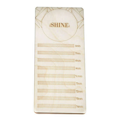 Планшет для ресниц elSHINE деревянный (размер S), 17*7,5 см