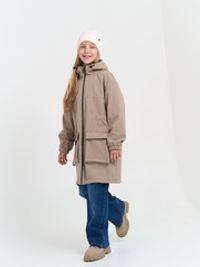 Парка Softshell "Кокос" удлиненная 7+