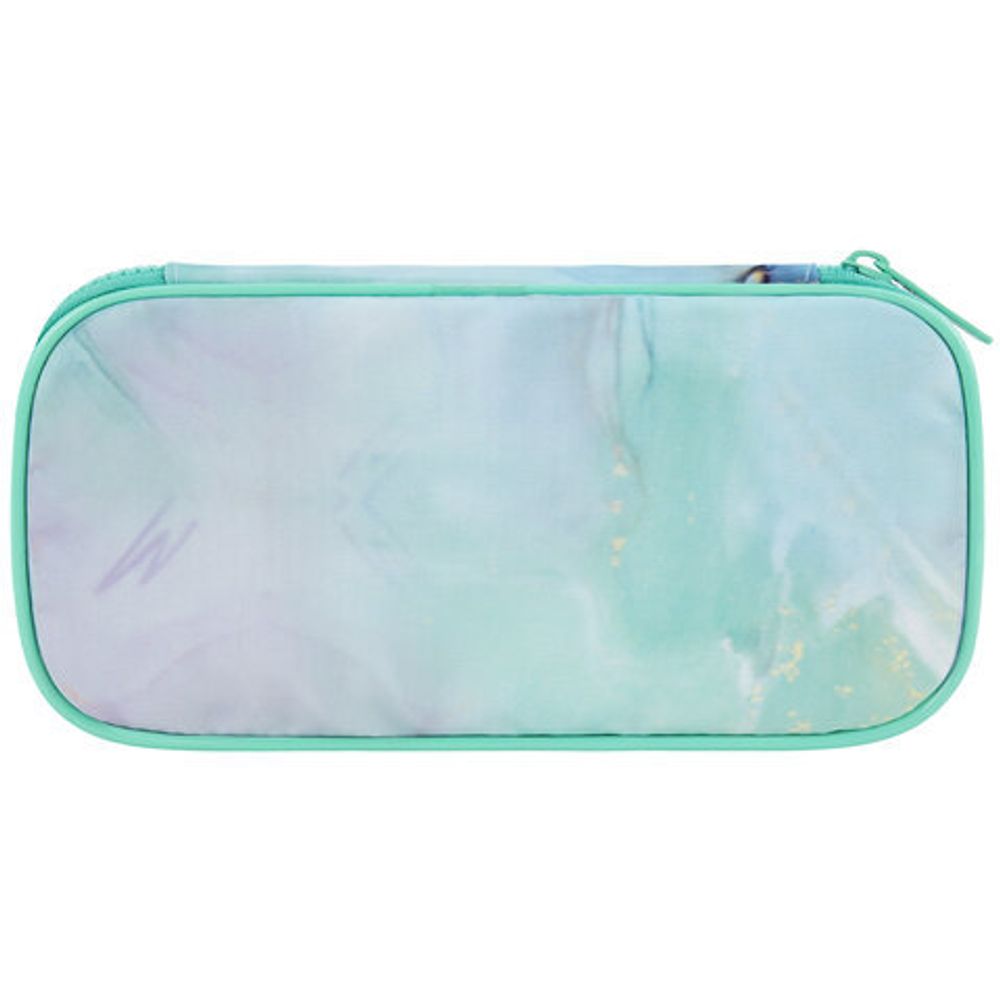 Пенал-органайзер BRAUBERG, 1 отделение, полиэстер, 22x11,5x6 см, "Mint marble", 271571